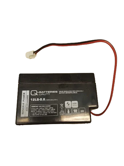 Q-Batteries Quality 12V rechargeable battery with red/black wires for pet door power backup