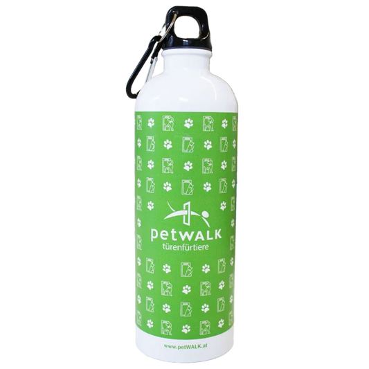 Bouteille d'eau en acier inoxydable petWALK 750 ml